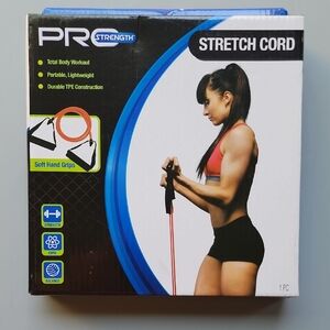 Pro Strength Stretch Cord with Soft Hand Grips